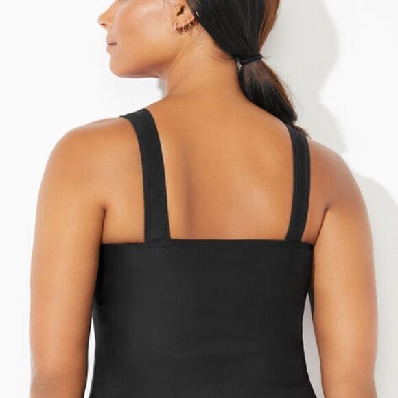 NWT CHLORINE RESISTANT LYCRA XTRA LIFE CLASSIC TANKINI TOP SWIMSUITS FOR ALL- 8 - Picture 3 of 12